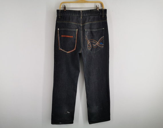Roca Wear Jeans Vintage Roca Wear Denim Jeans Size 34 View 3