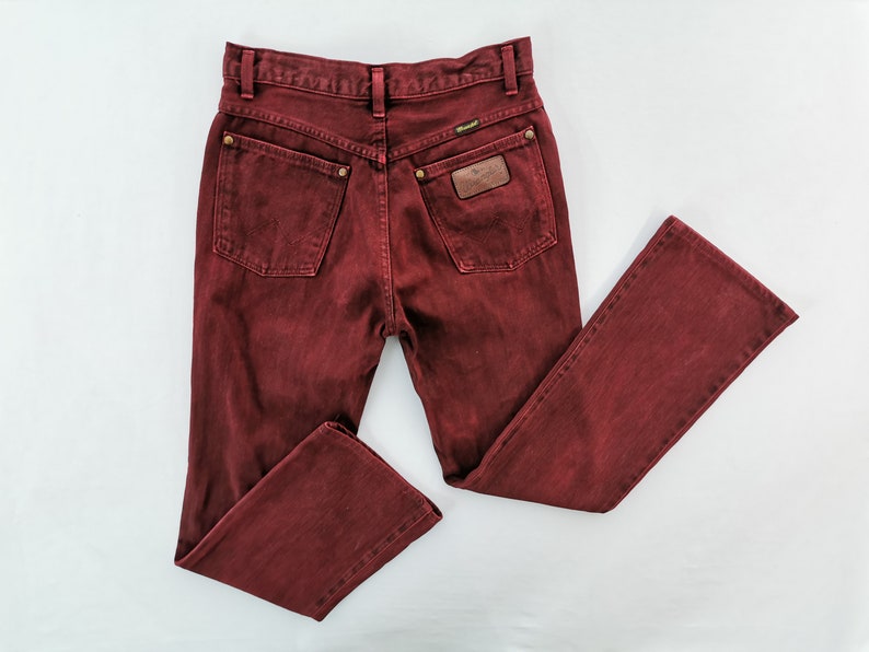 Wrangler Jeans Slitna Vintage Storlek 29 Lady Wrangler Tillverkade I Japan Denim Jeans Byxor Storlek 28/29x28 bild 1