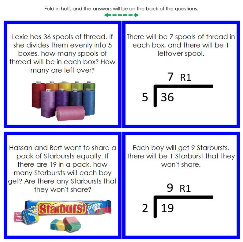 Division Word Problems Set 2 [dynamic Division, Color-coded] - Math ...