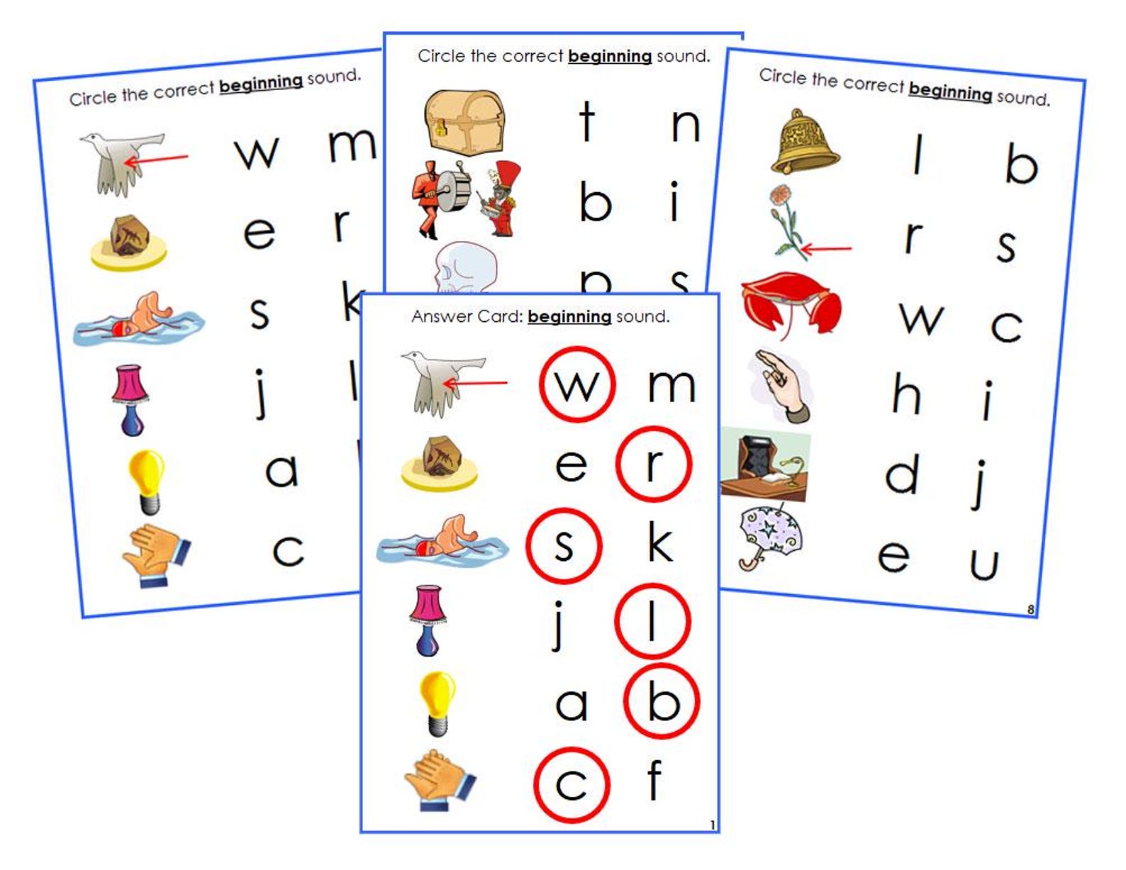 Montessori Blue Phonetic Language Series Bundle [CLIPART] - Primary ...