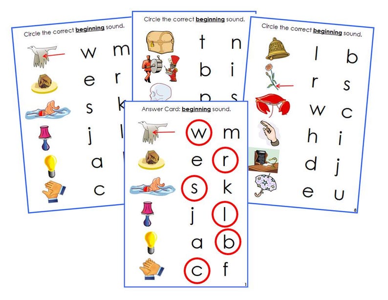 Montessori Blue Phonetic Language Series Bundle [CLIPART] - Primary ...