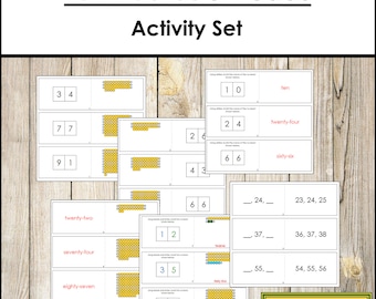 Montessori Ten Boards & Beads Activity Set - Primary Math (Digital Download)