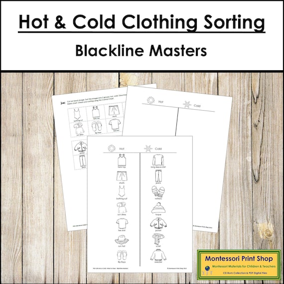 Hot And Cold Countries Sorting Activity