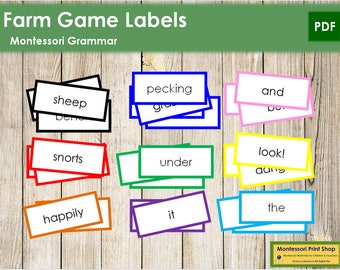 grammar game etsy