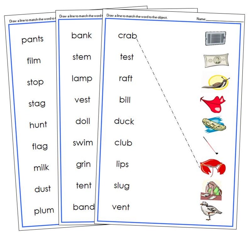 Montessori Blue Phonetic Language Series Bundle [CLIPART] - Primary ...