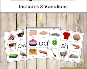 Phonogram Letter Mats - Montessori Language - Printable Montessori Materials - Digital Download