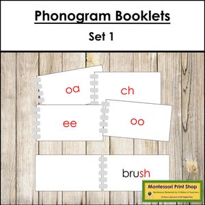 Foonogramboekjes [set 1]: montessorigeluid (digitale download)