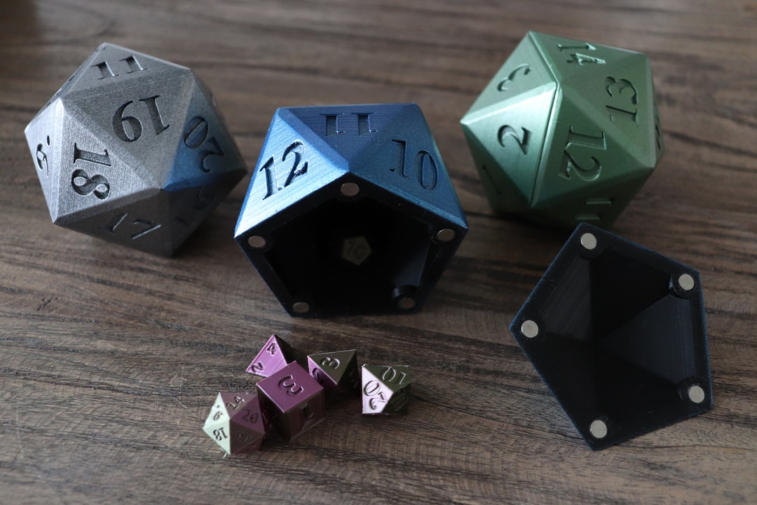 Buy Dice Box DND Puzzle Box D20 Storage Box Christmas Gift Online in