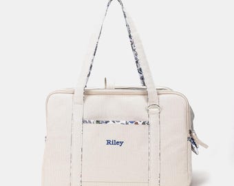 Personalized Dog Carrier Bag-Custom Pet Handbag-Shoulder Carry Puppy Bag-Dog Travel Bag-Inspired Gift for Dog Lovers-Spring Valley