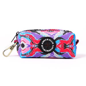 Organic Cotton Dog Poop Bag Holder Everyday Walking Poop Bag Dispenser Carrier Eco-Friendly Solution for Pet Waste Fantasy