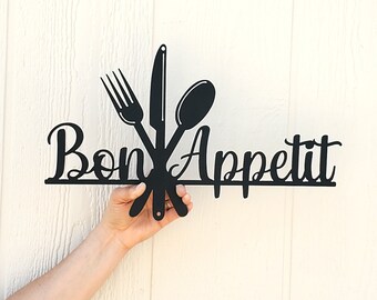 Bon Appetit Sign - Etsy