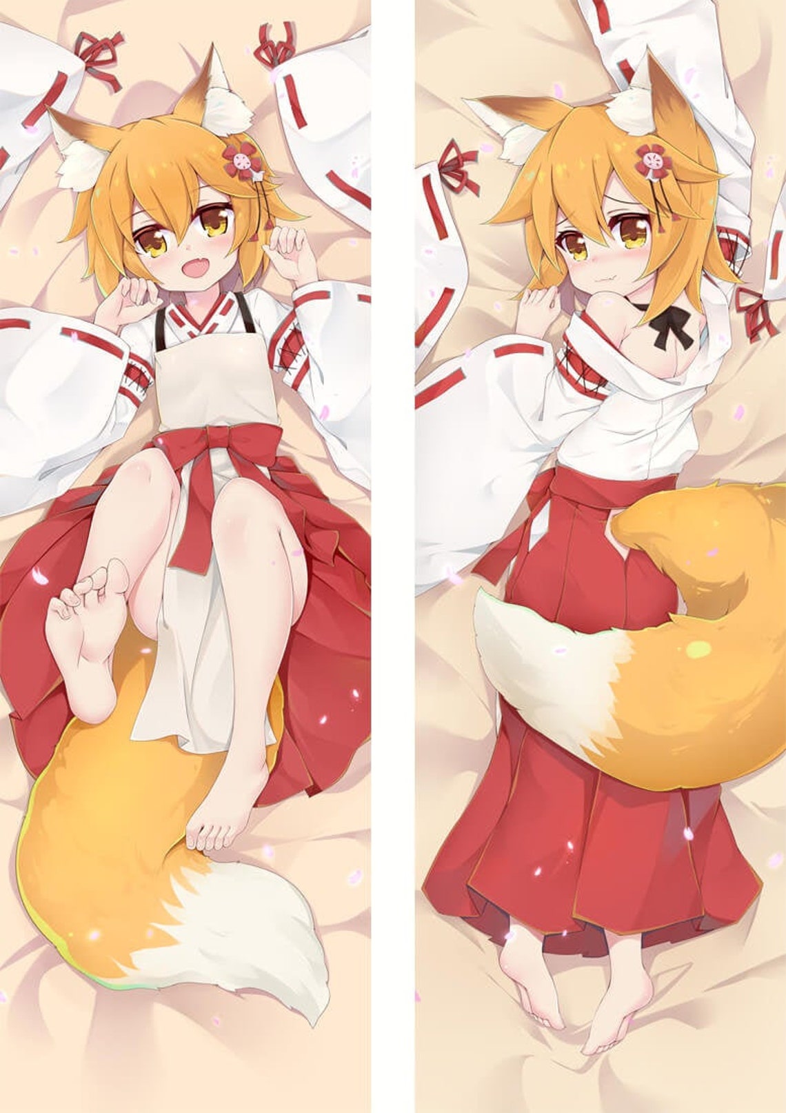 The Helpful Fox Senko-san Tachibana Dakimakura Anime Body | Etsy