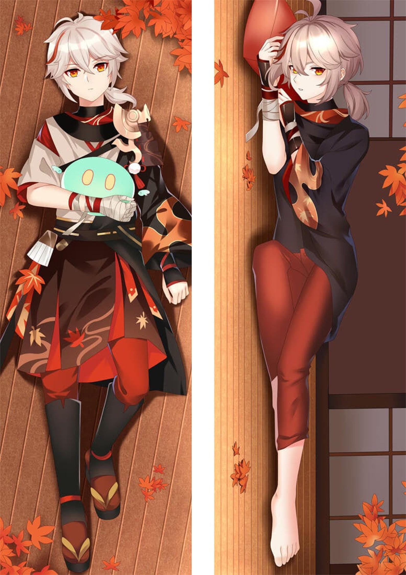 Genshin Impact Kaedehara Kazuha Dakimakura Anime Body Pillow Etsy