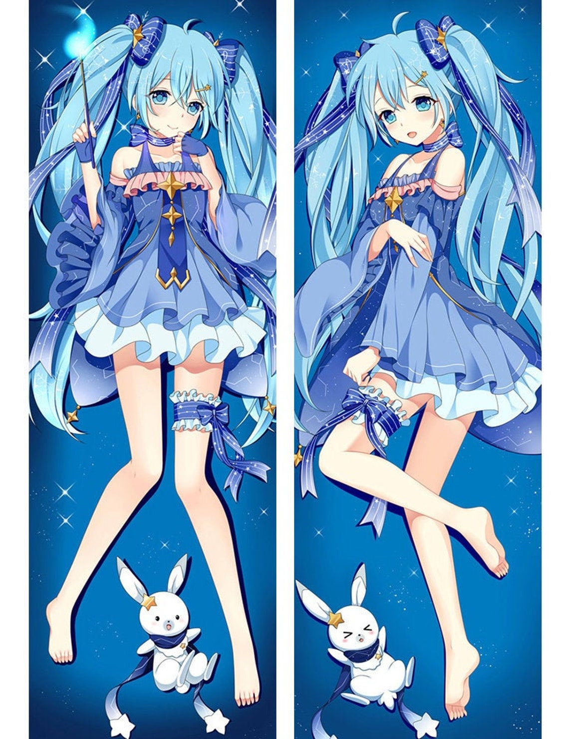 VOCALOID Hatsune Miku Otaku Dakimakura Anime Body Pillow Cover Etsy
