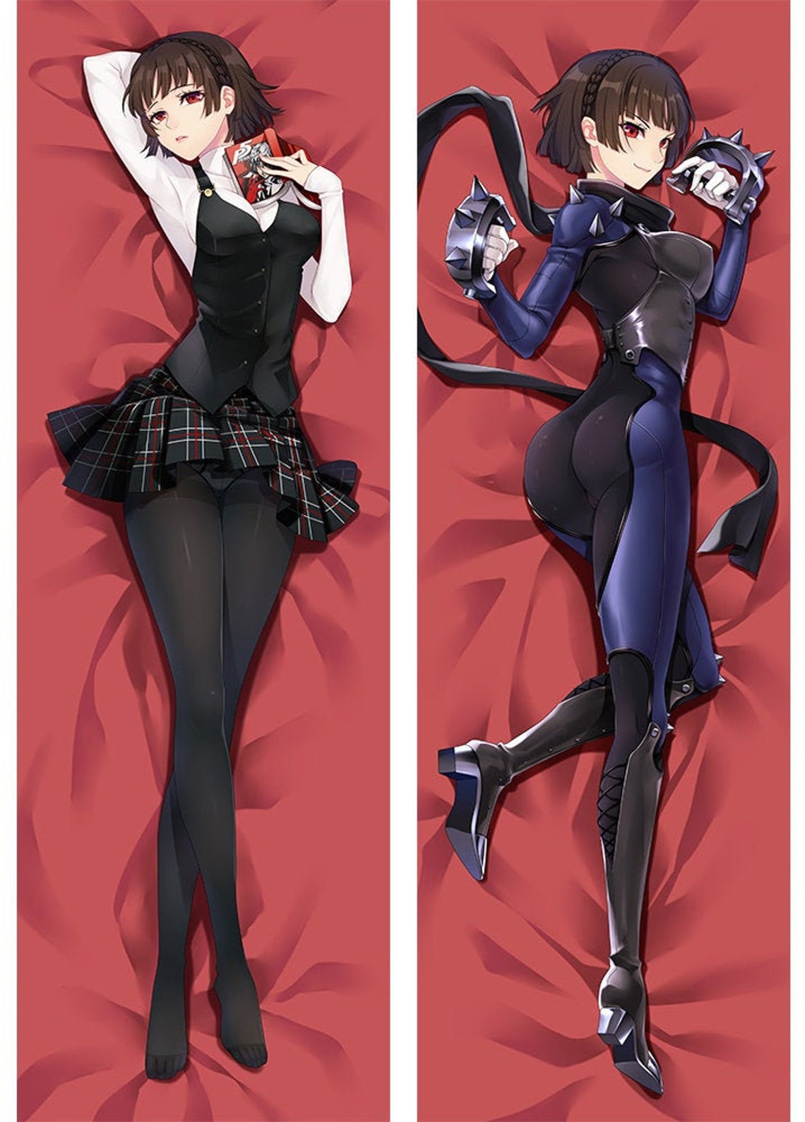 Persona 5 Makoto Niijima Dakimakura Anime Body Pillow Cover Etsy