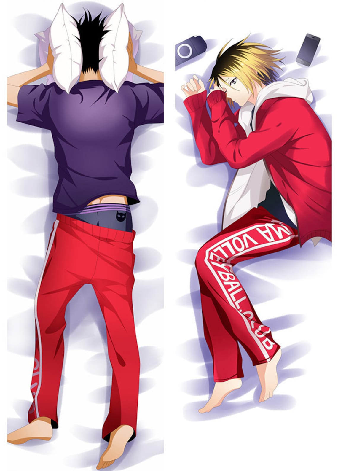 Haikyuu Kenma Kozume Dakimakura Anime Body Pillow Cover Case Etsy