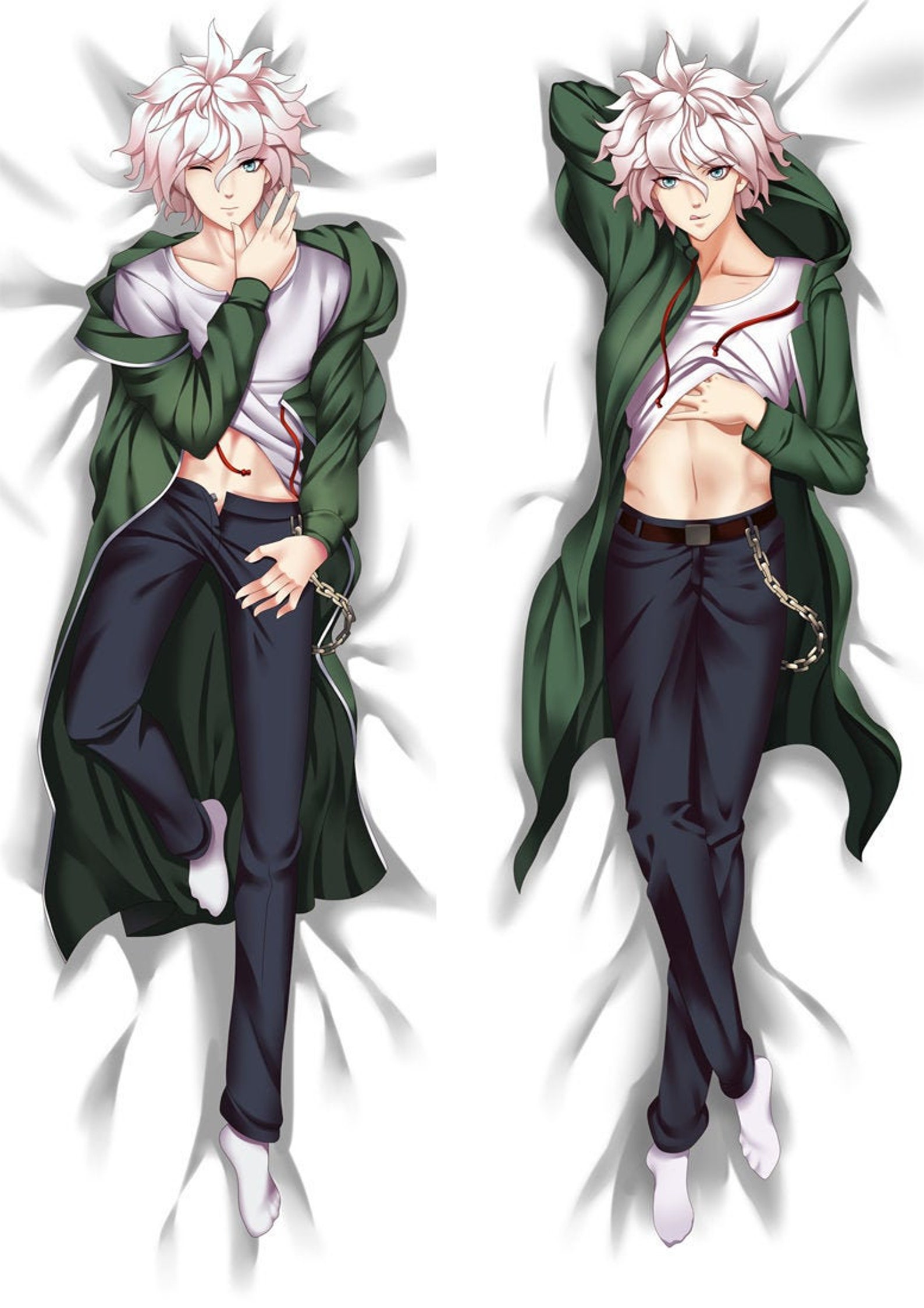 Danganronpa Nagito Komaeda Dakimakura Anime Body Pillow Cover | Etsy