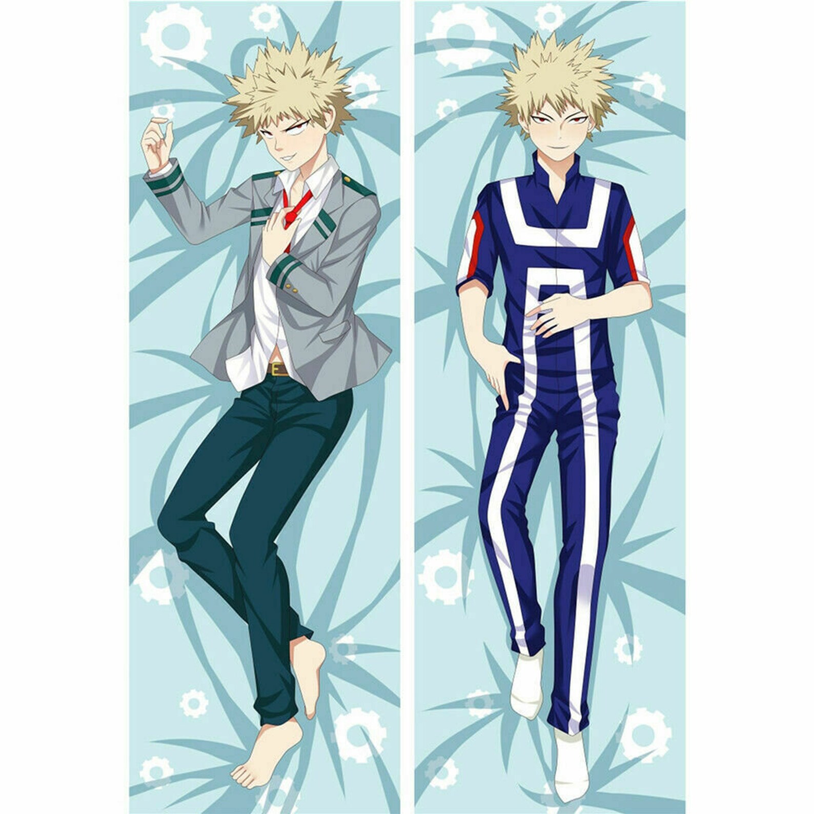 My Hero Academia Bakugou Katsuki Dakimakura Anime Body Pillow Etsy