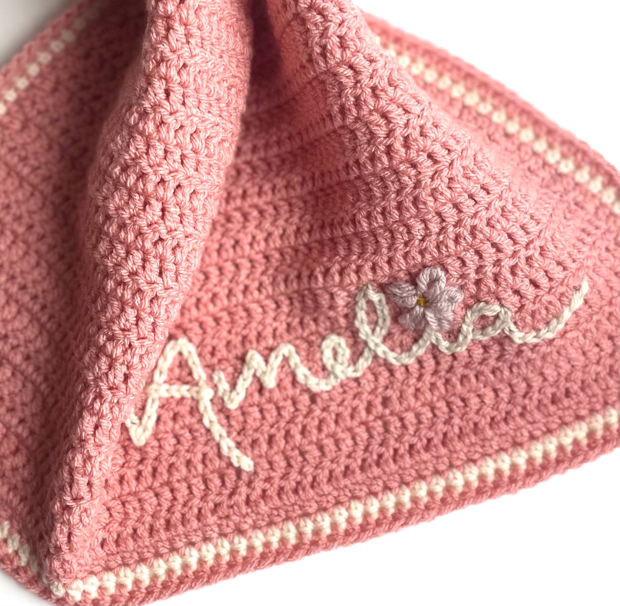 Crochet Baby Blanket Personalised Crochet Name Blanket Etsy UK