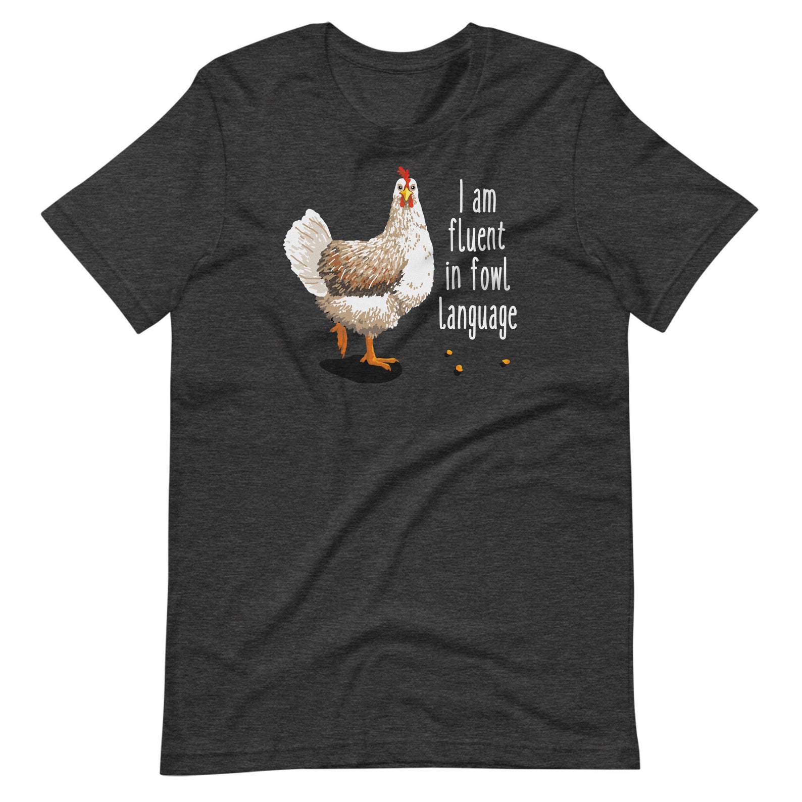 Women's Funny Chicken TShirt / Fowl Language / Chicken Etsy