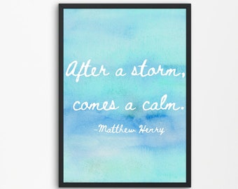 Matthew Henry Storm Quote