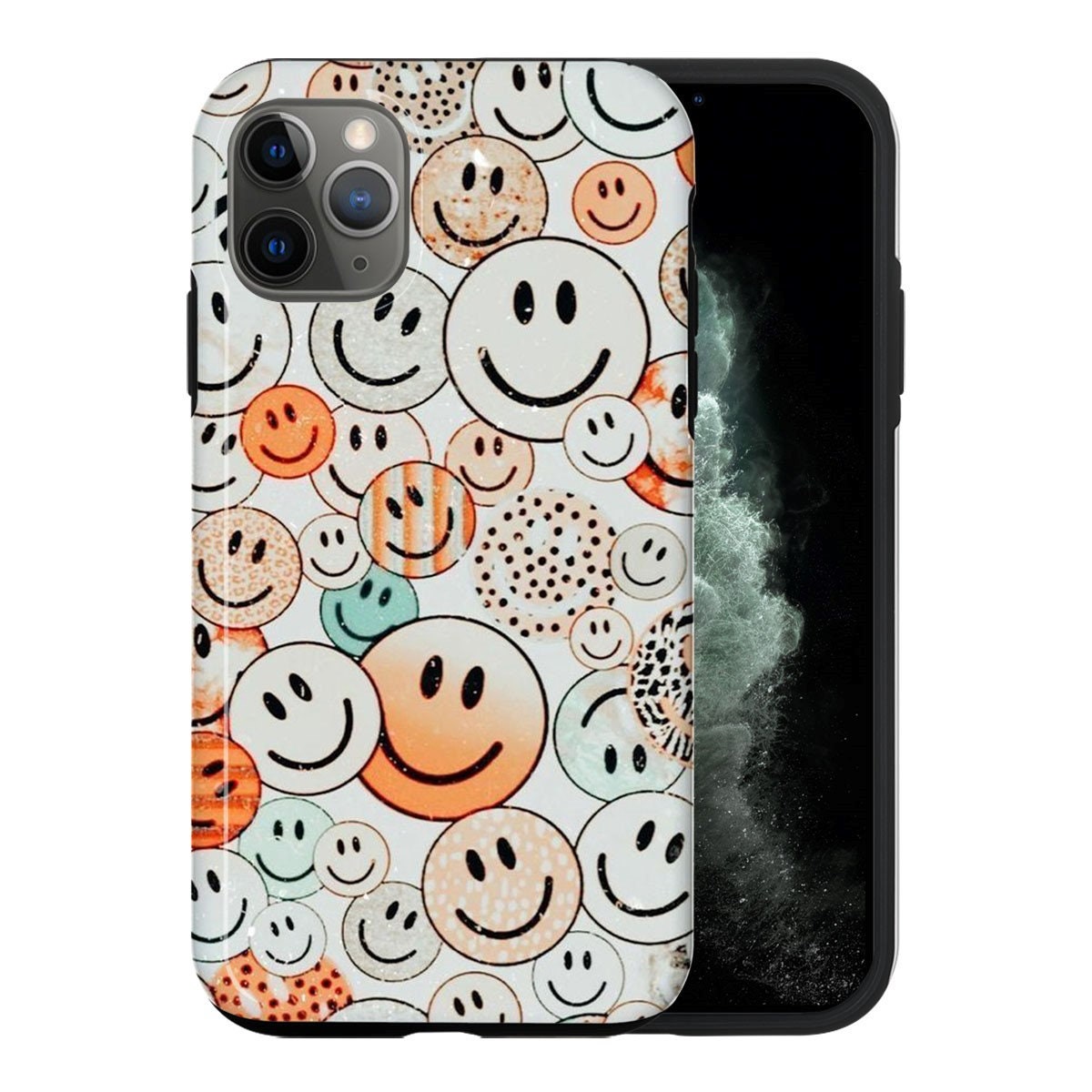 Smiley Face iPhone 12 Case Retro Smiley Protective Cover For Etsy