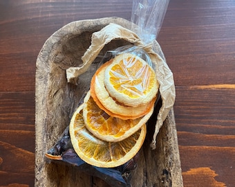 Dried orange potpourri, primitive decor, dried oranges, potpourri with oranges, seasonal decor, natural potpourri