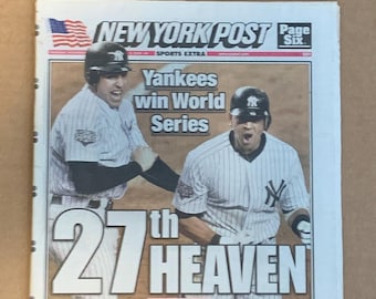 New York Yankees - 1996 World Series Title - New York Post