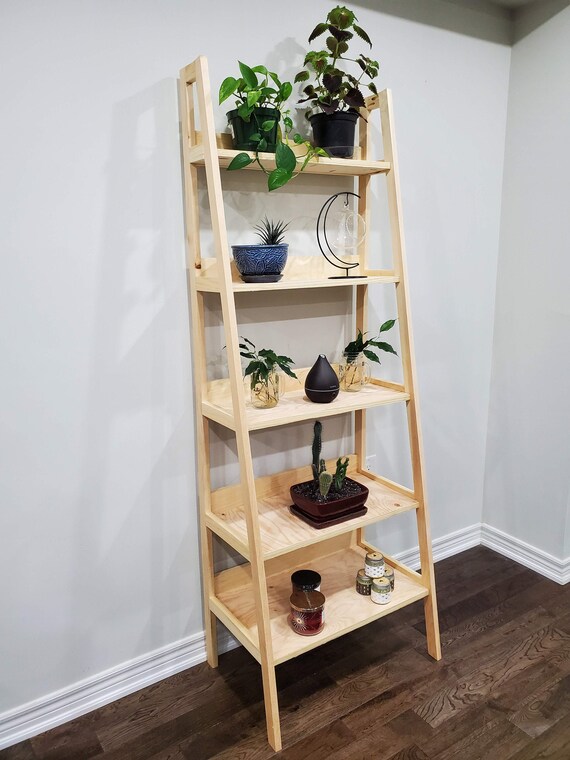 Ladder cheap shelf etsy