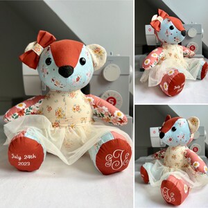 Keepsake Memory Bears (12 inch) perfect handmade gift for grandparents, parents children, newborns