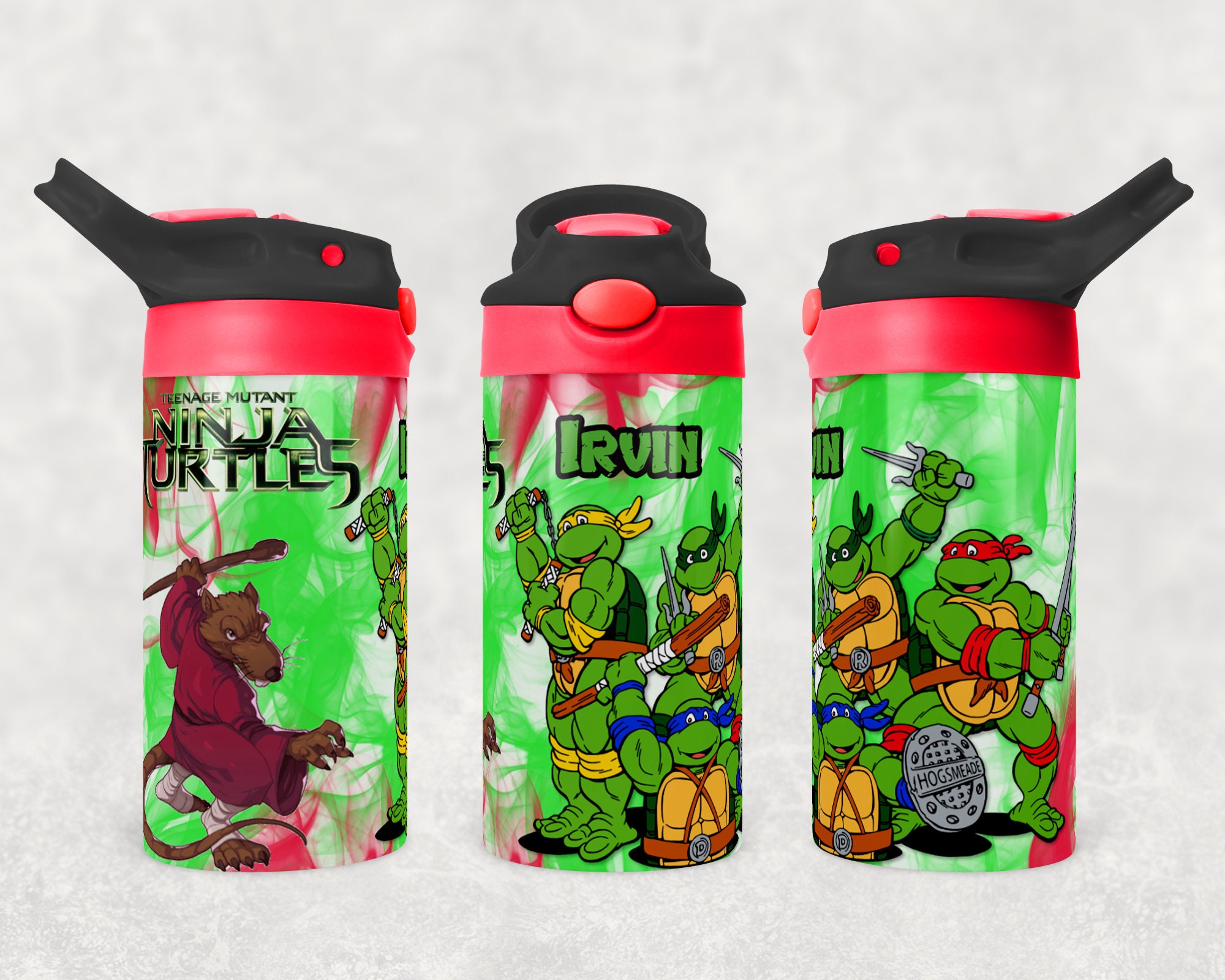 Tmnt Water Bottle - Etsy