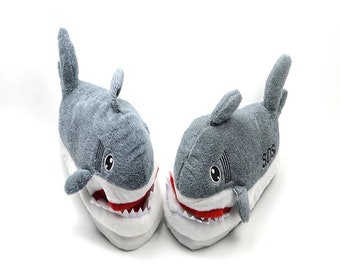 great white shark slippers