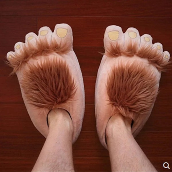 3D Home Slippers, Indoor Warm Footwear, Unisex Adult