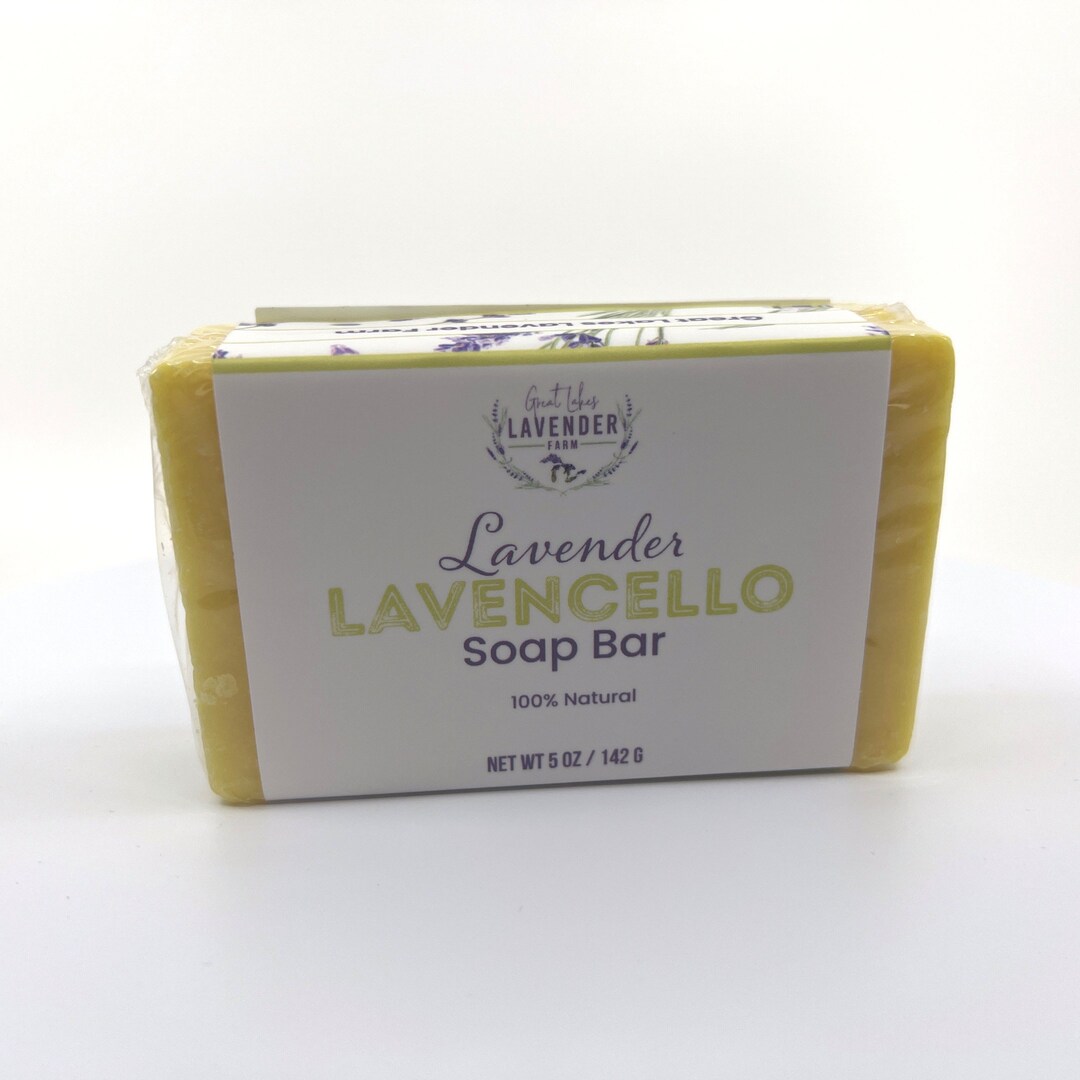 Lavender Lavencello Soap Bar - Handmade Cold Process - 5 Oz - Etsy
