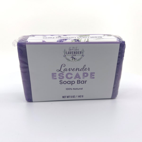 Lavender Escape Soap Bar - Handmade Cold Process - 5 oz