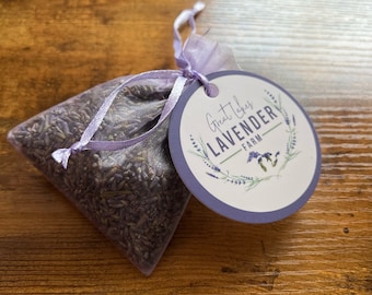 Great Lakes Lavender Farm Sachet Bag Filled with Lavender Buds - 11g