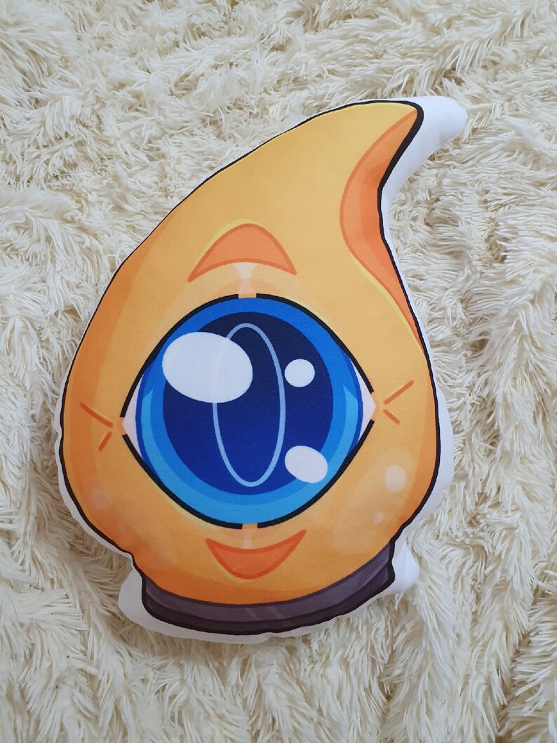 SCP-131. Curly Fleece Pillow Yellow