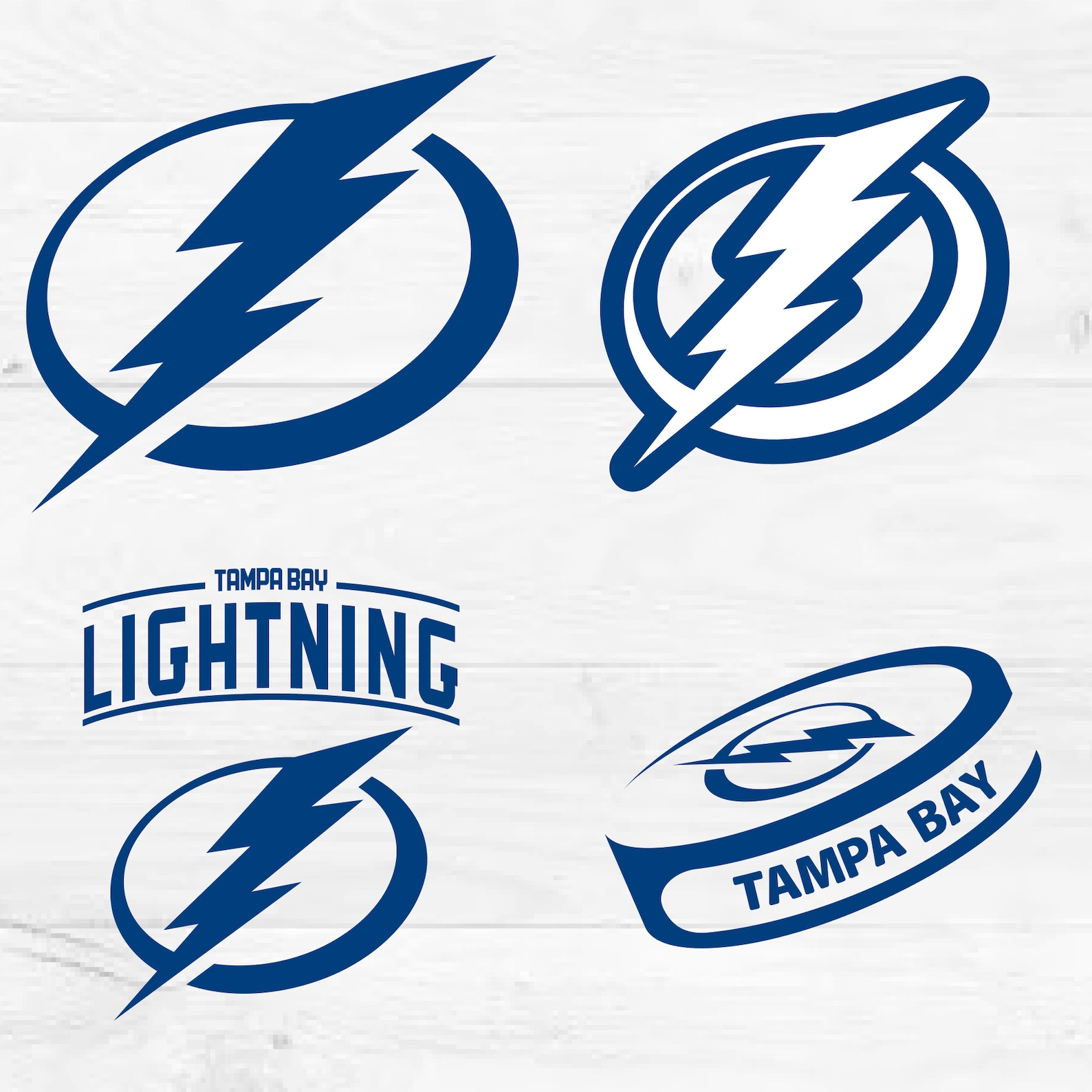 Tampa Bay Lightning Svg Bundle Tampa Bay Lightning Logo Svg Etsy