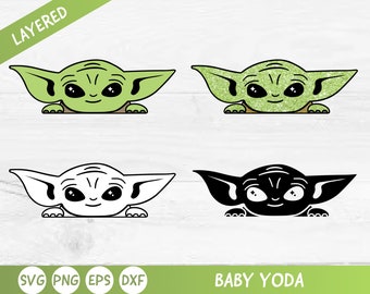 Yoda Svg File Etsy
