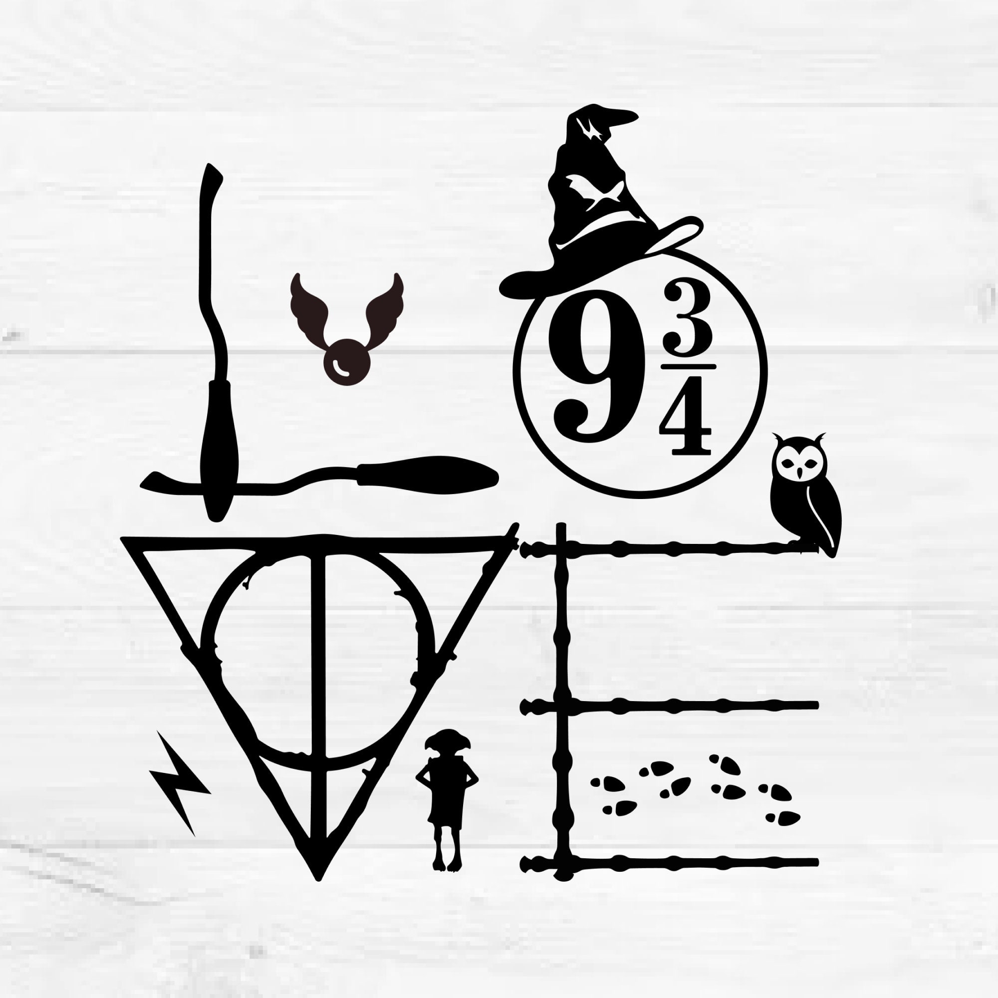 Harry Potter Love SVG file for Cricut