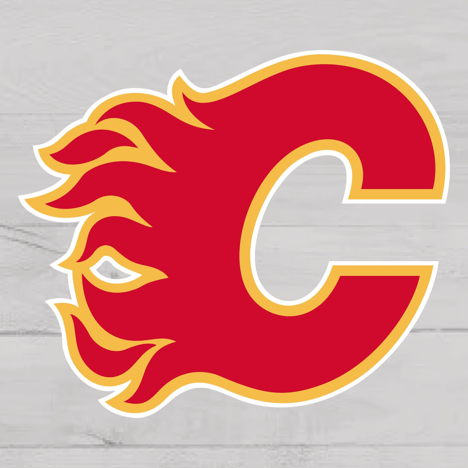 Calgary Flames Logo Svg NHL Svg Hockey Cut File for Cricut | Etsy