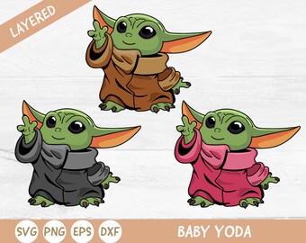 Baby Yoda Svg Etsy