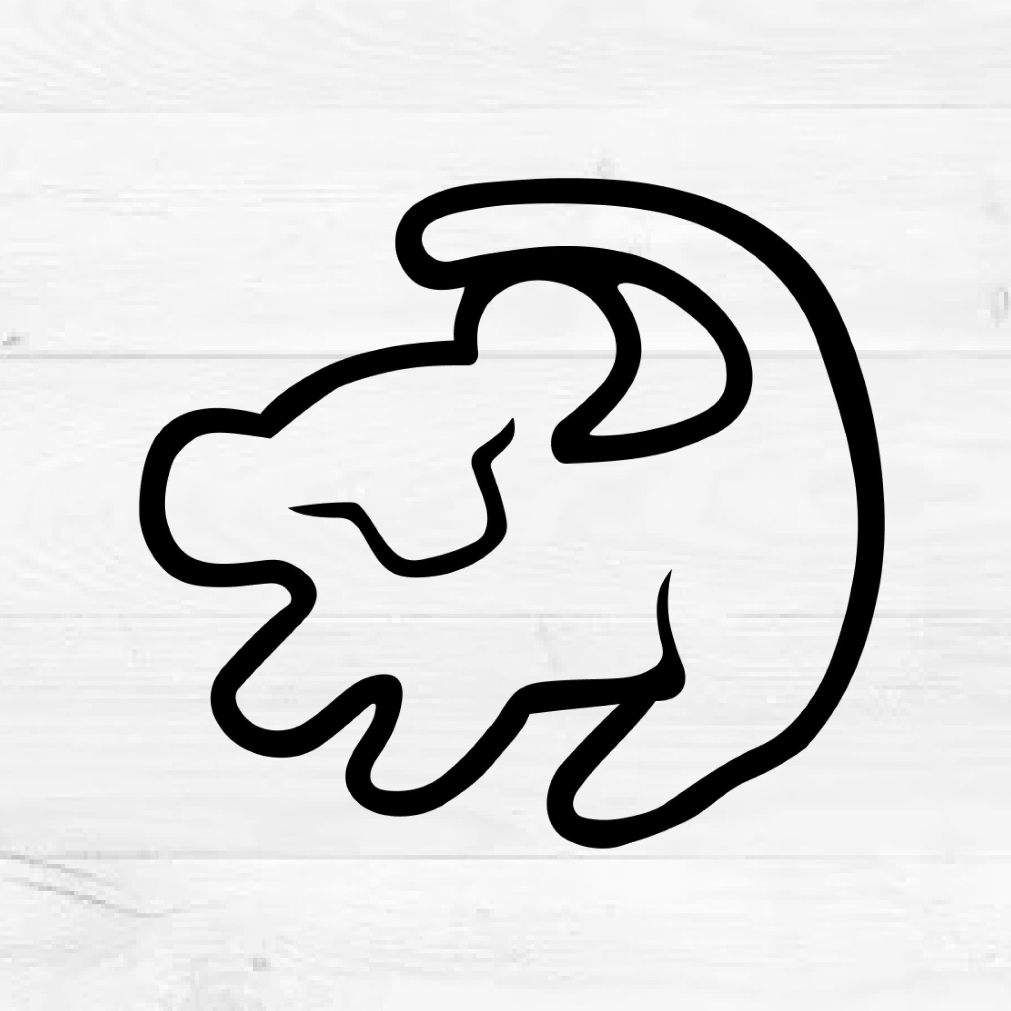 Lion King Symbols Svg Simba Svg Silhouette Paw Sun Cut file | Etsy