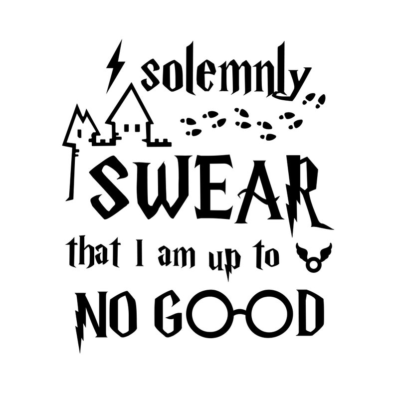 Free SVG Harry Potter I Solemnly Swear Svg 2962+ SVG File for DIY Machine