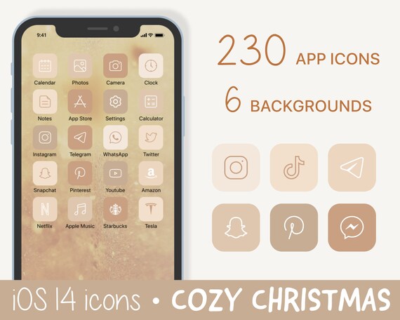Ios 14 Icons Pastel Icon Pack For Aesthetic Ios Home Screen Etsy