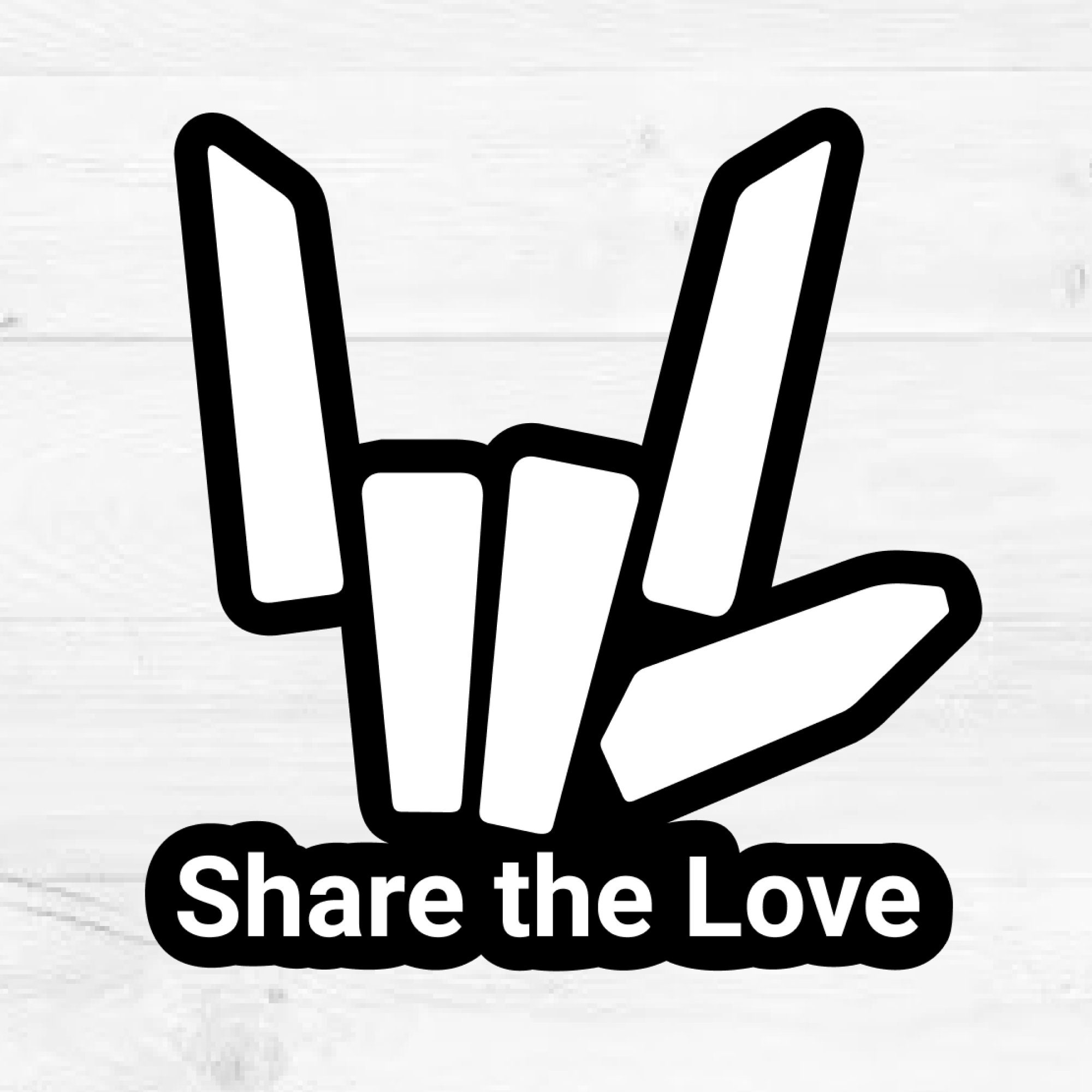 Share The Love Svg Funny Quotes Svg Share The Love Cut File | Etsy