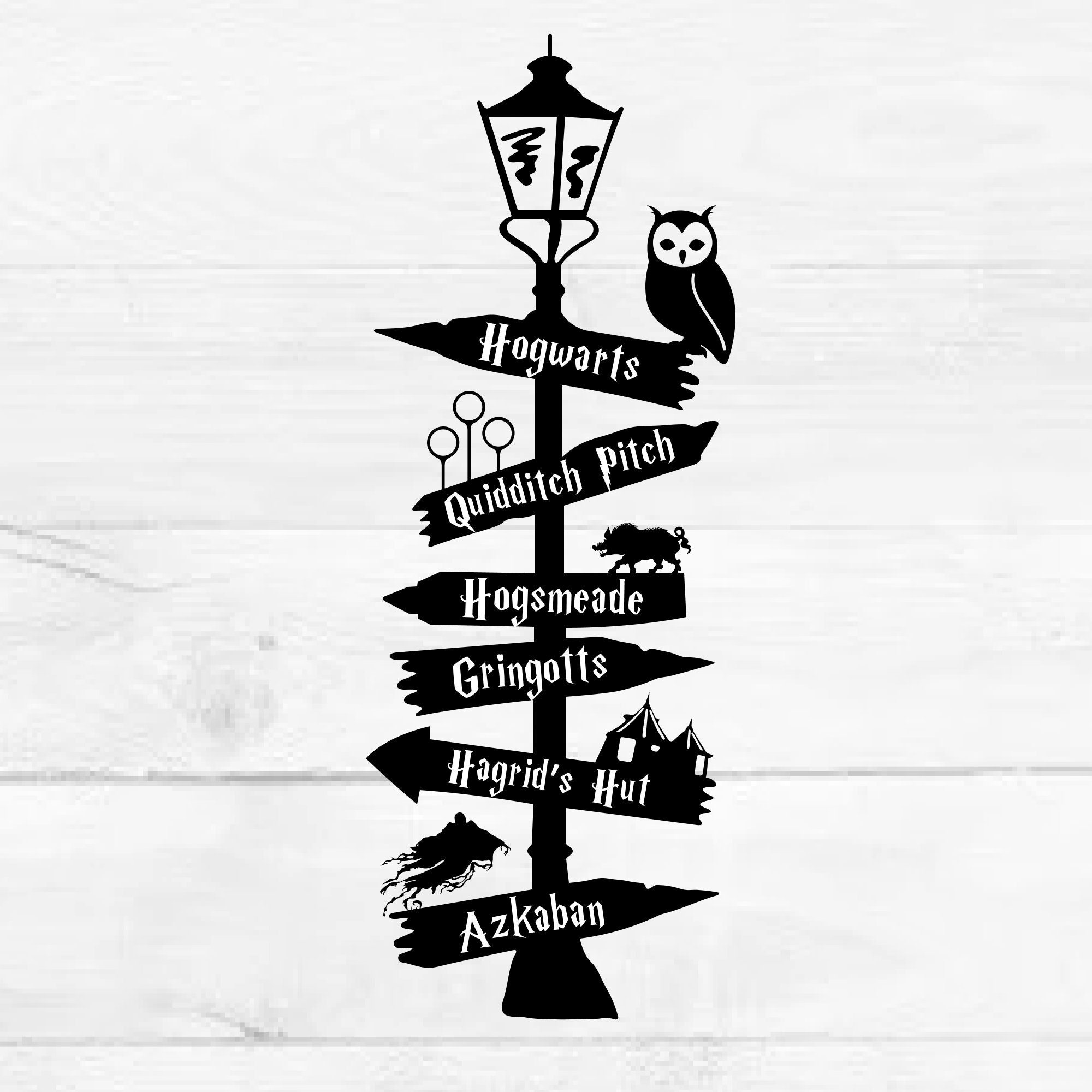 Harry Potter Directional Sign Printable