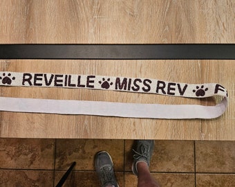Texas A&M Beaded Purse Strap | Miss Reveille |  First Lady of Aggieland | White!