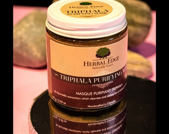 Exfoliating Face Scrub with Triphala I Ageless I 100% Organic Ayurvedic Formula I Gifts for her I Oil based exfoliator I Dry skin mask