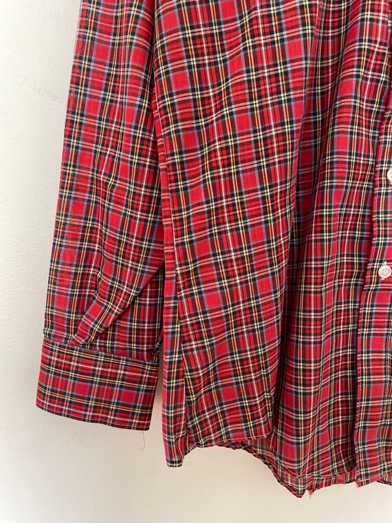 VTG 80s Deadstock YOUNGBLOODS Thin Plaid BUTTON_UP - image 3